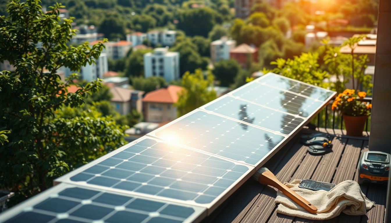 Photovoltaik Balkon Wartung
